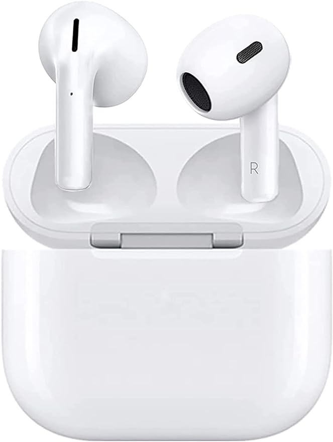 Wireless Headphone Pro 4 TWS Wireless Earphones Earbuds In-Ear Headphones IOS & Android White