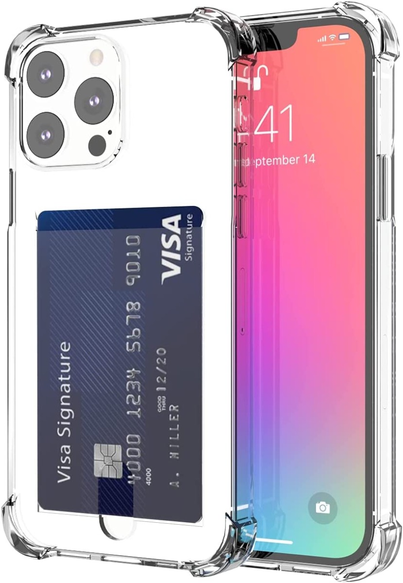 iPhone 13,14,15,16 Series Clear Card Slot Case