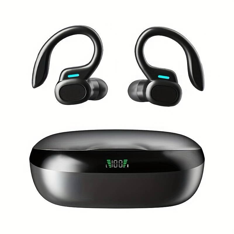 Wireless Earbuds With Ear hooks, Compatible with All Smart Phone